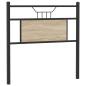 Preview: Kopfteil Sonoma-Eiche 75 cm Holzwerkstoff und Stahl
