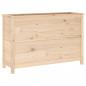 Preview: Hochbeet 119,5x40x78 cm Massivholz Kiefer