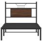 Preview: Bettgestell ohne Matratze Braun Eiche 90x200 cm Holzwerkstoff