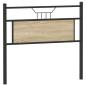 Preview: Kopfteil Sonoma-Eiche 107 cm Holzwerkstoff und Stahl