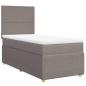 Preview: Boxspringbett mit Matratze Taupe 80x200 cm Stoff