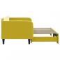Preview: Tagesbett Ausziehbar Gelb 90x200 cm Samt