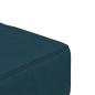 Preview: Schlafsofa 2-Sitzer mit 2 Kissen Blau Samt