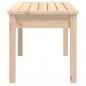 Preview: Gartenbank 80x44x45 cm Massivholz Kiefer