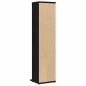 Preview: CD-Schrank Schwarz Eichen-Optik 21x20x88 cm Holzwerkstoff
