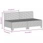 Preview: 8-tlg. Garten-Lounge-Set mit Kissen Grau Poly Rattan