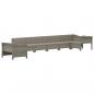 Preview: 7-tlg. Garten-Lounge-Set mit Kissen Grau Poly Rattan