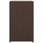 Preview: C-Tisch Braun 40x35x60 cm Poly Rattan
