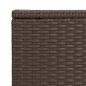 Preview: C-Tisch Braun 40x35x60 cm Poly Rattan