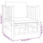 Preview: ARDEBO.de - 12-tlg. Garten-Lounge-Set mit Dunkelgrauen Kissen Bambus