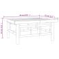Preview: ARDEBO.de - 5-tlg. Garten-Lounge-Set mit Dunkelgrauen Kissen Bambus