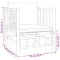 Preview: ARDEBO.de - 6-tlg. Garten-Lounge-Set mit Dunkelgrauen Kissen Bambus
