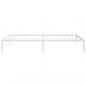 Preview: Bettgestell Metall Weiß 107x203 cm