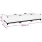 Preview: Hochbeet 120x40x23 cm Polypropylen