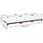 Preview: Hochbeet 120x40x23 cm Polypropylen