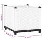 Preview: Hochbeet 40x40x38 cm Polypropylen