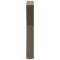 Preview: Couchtischbeine 2 Stk. Naturstahl 28x(42-43,3) cm Stahl