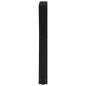 Preview: Esstisch Beine 2 Stk. Schwarz 60x(72-73,3) cm Stahl