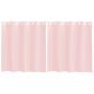 Preview: Voile Vorhänge mit Ösen 2 Stk. Hellrosa 140x140 cm