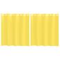 Preview: Voile Vorhänge mit Ösen 2 Stk. Gelb