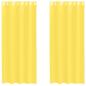 Preview: Voile Vorhänge mit Ösen 2 Stk. Gelb