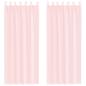 Preview: Voile Vorhänge mit Stangentaschen 2 Stk. Hellrosa