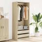 Preview: Kleiderschrank Sonoma-Eiche 80x50x200 cm Holzwerkstoff