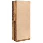 Preview: Kleiderschrank Altholz-Optik 80x50x200 cm Holzwerkstoff