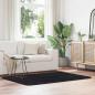 Preview: ARDEBO.de - Teppich Shaggy Hochflor NAVARRA Schwarz 120x170 cm Polyester