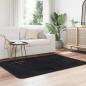 Preview: Teppich Shaggy Hochflor NAVARRA Schwarz 120x170 cm Polyester