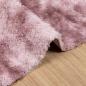 Preview: Teppich Shaggy Hochflor NAVARRA Altrosa 80x150 cm Polyester