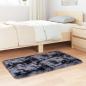 Preview: Teppich Shaggy Hochflor NAVARRA Dunkelgrau 60x100 cm Polyester