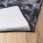 Preview: Teppich Shaggy Hochflor NAVARRA Dunkelgrau 60x100 cm Polyester