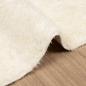 Preview: Teppich Shaggy Hochflor NAVARRA Creme 80x150 cm Polyester