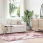 Preview: ARDEBO.de - Teppich Shaggy Hochflor NAVARRA Altrosa 160x230 cm Polyester