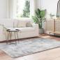 Preview: Teppich Shaggy Hochflor NAVARRA Silbergrau 130x200 cm Polyester