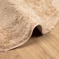 Preview: Teppich Shaggy Hochflor NAVARRA Beige 240x240 cm Polyester