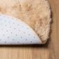 Preview: Teppich Shaggy Hochflor NAVARRA Beige 240x240 cm Polyester