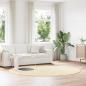 Preview: ARDEBO.de - Teppich Shaggy Hochflor NAVARRA Creme 240x240 cm Polyester
