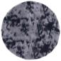 Preview: Teppich Shaggy Hochflor NAVARRA Dunkelgrau 120x120 cm Polyester