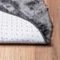 Preview: Teppich Shaggy Hochflor NAVARRA Dunkelgrau 160x160 cm Polyester