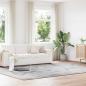 Preview: ARDEBO.de - Teppich Shaggy Hochflor NAVARRA Silbergrau 240x340 cm Polyester