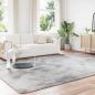 Preview: Teppich Shaggy Hochflor NAVARRA Silbergrau 240x340 cm Polyester