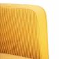 Preview: Zweisitzer-Sofa Hellgelb 109 cm Cordstoff