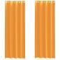 Preview: Voile Vorhänge mit Ösen 2 Stk. Orange 140x300 cm