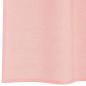 Preview: Voile Vorhänge mit Ösen 2 Stk. Rosa 140x175 cm