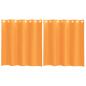 Preview: Voile Vorhänge mit Ösen 2 Stk. Orange 140x140 cm