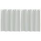 Preview: Voile Vorhänge mit Ösen 2 Stk. Hellgrau 140x140 cm