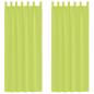 Preview: Voile Vorhänge mit Lasche 2 Stk. Apfelgrün