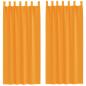 Preview: Voile Vorhänge mit Schlaufen 2 Stk. Orange 140x225 cm